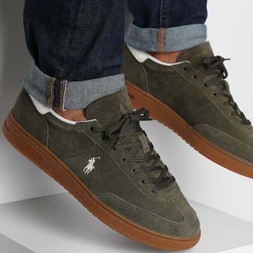 Polo Ralph Lauren - Zapatillas Bedford Olive White