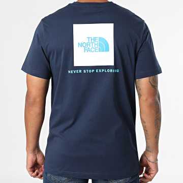 The North Face - Box Tee Shirt A87NP marineblauw