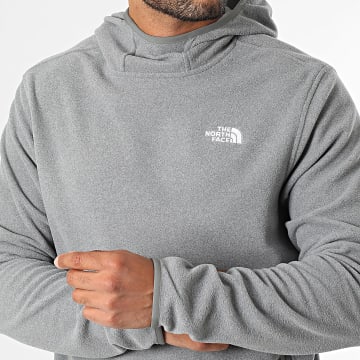The North Face - Sweat Capuche Polaire Glacier Fleece A8D0S Gris