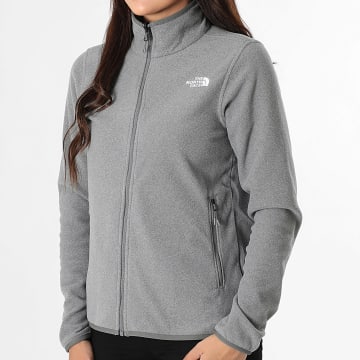 The North Face - Veste Polaire Zippée Femme Glacier A8D2F Gris