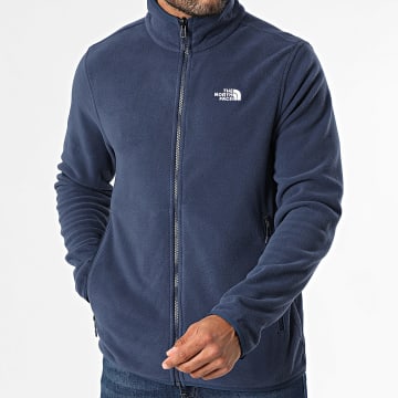 The North Face - Veste Polaire Zippée Glacier Fleece A8D0R Bleu Marine