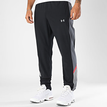 Under Armour - UA Velociti Storm 6005899 Negro Carbón Gris Plata Bandas Pantalón Jogging