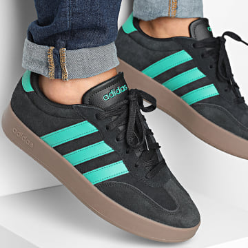 Adidas Sportswear - Baskets Barreda JR1326 Core Black Court Green Gum 5