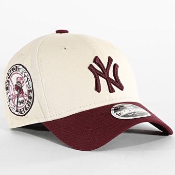 New Era - Colourblock 9Forty NY Yankees Cap 60691340 Licht beige Bordeaux