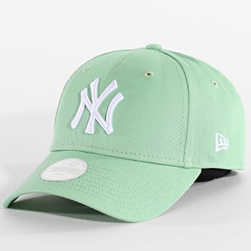 New Era - Gorra de mujer 9Forty League Essential NY Yankees 60691389 Verde claro