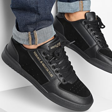 Versace Jeans Couture - Baskets Fondo Brooklyn YA3SD4-ZPB39 Black Doré
