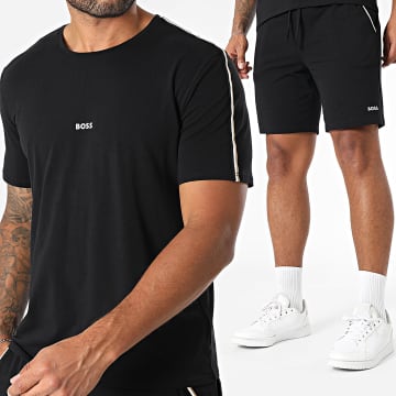 BOSS - Ensemble Tee Shirt Et Short Jogging Iconic 50545852 50545595 Noir