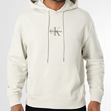 Calvin Klein - Sweat Capuche 243G Beige Clair