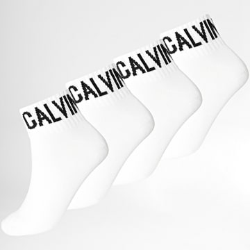 Calvin Klein - Confezione da 4 paia di calzini 701238239 Bianco