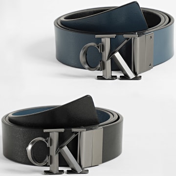 Calvin Klein - Cintura reversibile LV04D7023G Nero Blu Navy