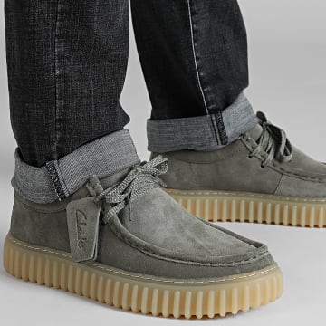 Clarks - Chaussures Torhill Lo Sage Suede