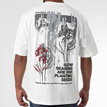 Classic Series - Tee Shirt Oversize Large 123 Blanc