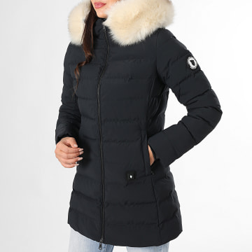 Comme Des Loups - Blouson Capuche Fourrure Chauffant Madrid Noir