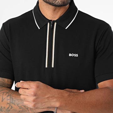 BOSS - Polo Philix a maniche corte 50544450 Nero
