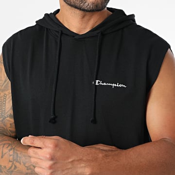 Champion - Mouwloze Hooded Tee 221763 Zwart