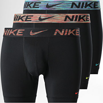 Nike - Dri-Fit Essential Micro Boxer Set di 3 KE1157 Nero