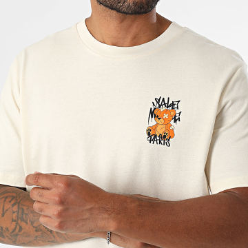 Sale Môme Paris - Tee Shirt Oversize Large Nounours NRV Chest Beige