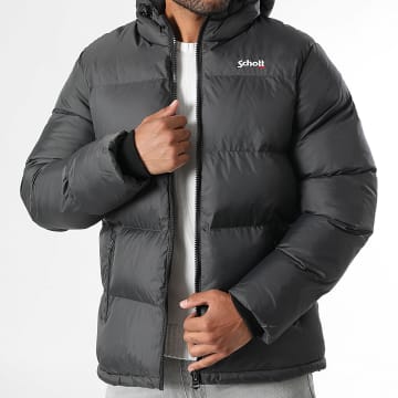 Schott NYC - Idaho Kapuzenjacke Anthrazitgrau