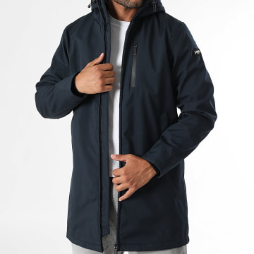 Schott NYC - Parka con capucha Kalvin Azul marino