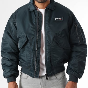 Schott NYC - Bomber Jacket 21090RS Navy Blue