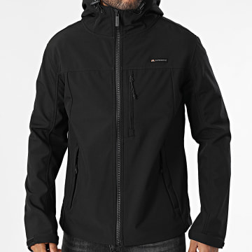 Superdry - M5012103A Chaqueta con capucha y cremallera Negro