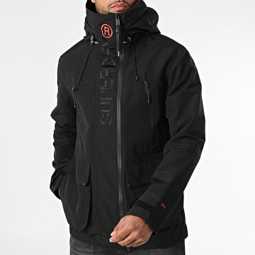 Superdry - Ultimate Cortavientos Bordado Sudadera con cremallera M5012104A Negro