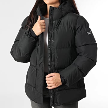 Superdry - Consolador de mujer con capucha y cremallera 5 Baffle W5012004A Negro