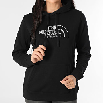 The North Face - Drew Peak Felpa con cappuccio A8C1D Nero