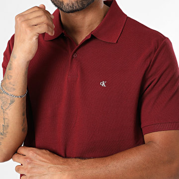 Calvin Klein - Polo Manches Courtes M269 Bordeaux