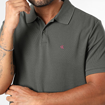 Calvin Klein - Polo Manches Courtes M269 Gris Anthracite
