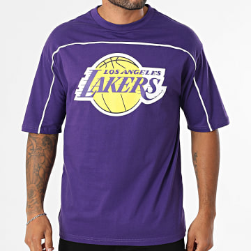 New Era - Camiseta NBA Piping LA Lakers 60684293 Purple