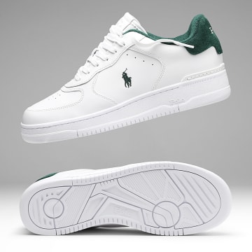 Polo Ralph Lauren - Masters Court Branco Verde Sapatilhas