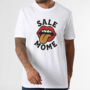 Sale Môme Paris - Tee Shirt Oversize Large Rolling Mome Blanc