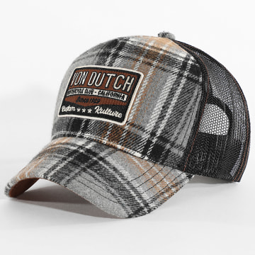 Von Dutch - Gorra Trucker Gris Negra