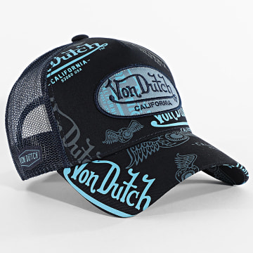 Von Dutch - Casquette Trucker Cafe Noir Bleu Marine
