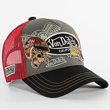 Von Dutch - Trucker Cap Parches Negro Verde Caqui Rojo