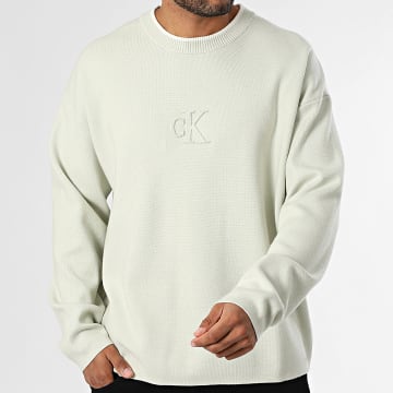 Calvin Klein - Pull 300G Vert Clair