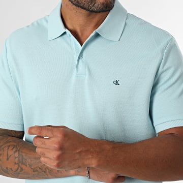 Calvin Klein - Polo Manches Courtes M269 Bleu Clair