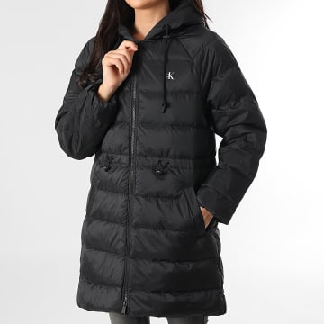 Calvin Klein - Consolador con capucha y cremallera larga 7C523 negro para mujer