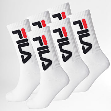 Fila - Lot De 6 Paires De Chaussettes F9598 Blanc