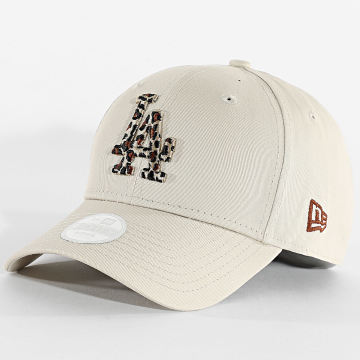 New Era - Dames 9Forty LA Dodgers pet 60691329 Beige Luipaard