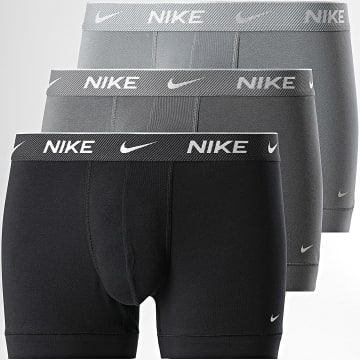Nike - Set van 3 boxershorts KE1008 Zwart Grijs