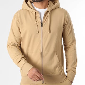 Polo Ralph Lauren - Sweat Zippé Capuche Original Player Beige