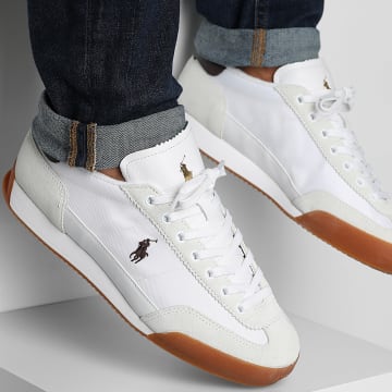 Polo Ralph Lauren - Baskets Hester White Brown
