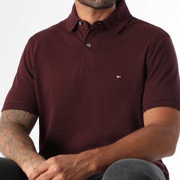 Tommy Hilfiger - Polo Manches Courtes 1985 7770 Bordeaux