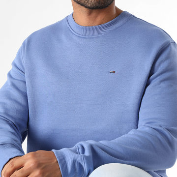 Tommy Jeans - Sweat Crewneck Flag 0741 Bleu Clair