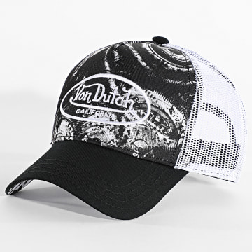 Von Dutch - Casquette Trucker Subl Noir Blanc