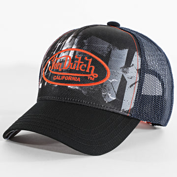 Von Dutch - Gorra Trucker Subl Negra Azul Marino