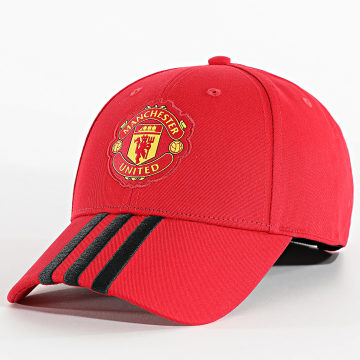 Adidas Sportswear - Casquette A Bandes Manchester United JM3052 Rouge