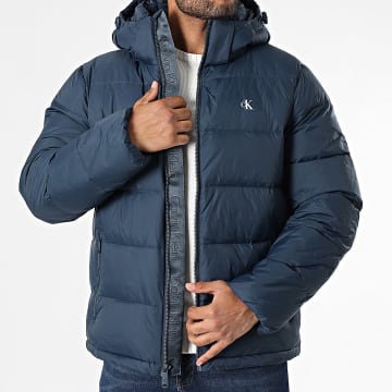 Calvin Klein - Daunenjacke mit Kapuze 518G Marineblau